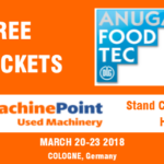 Free Tickets Anuga foodtec from MachinePoint