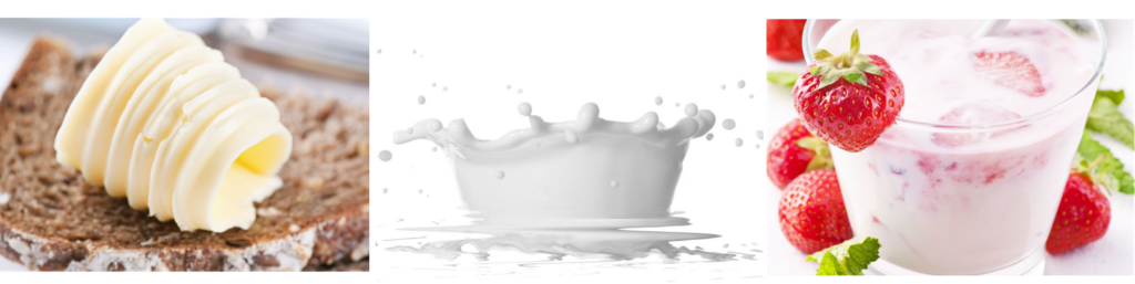 productos derivados de la leche