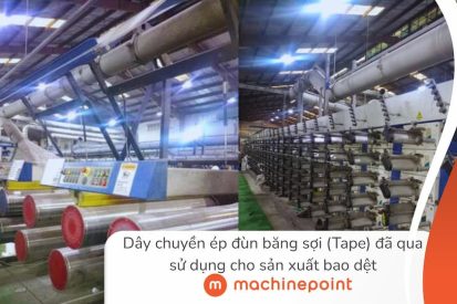 Dây chuyền ép đùn băng sợi (Tape) đã qua sử dụng cho sản xuất bao dệt MachinePoint