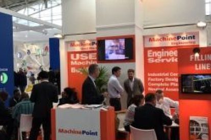 MachinePoint modern stand at Drinktec 2017