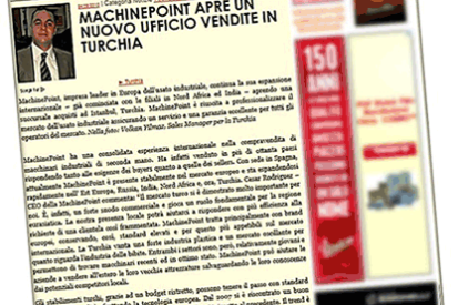 MachinePoint Turchia di macchine europee di qualità utilizzate